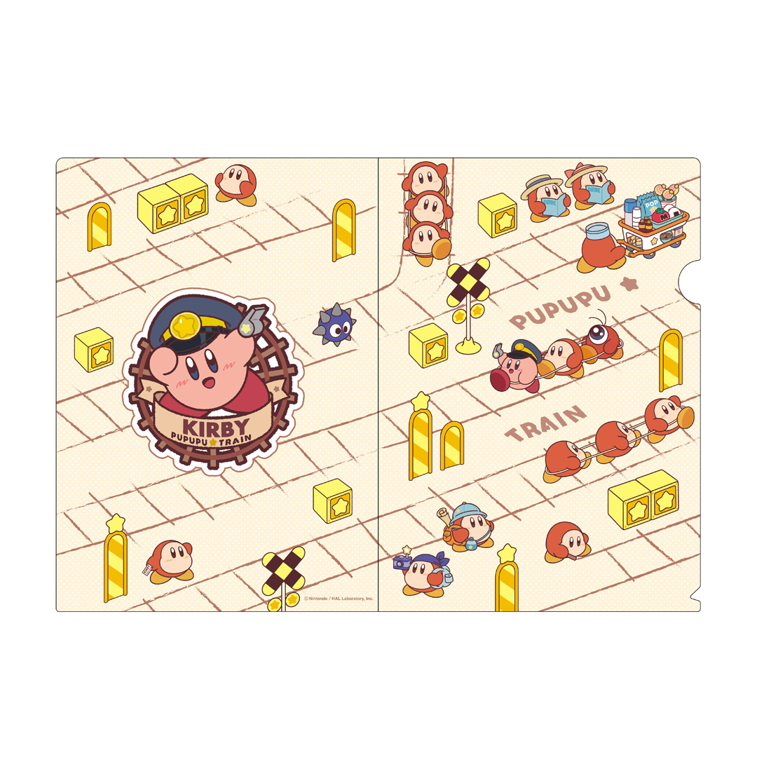 クリアファイル でんしゃごっこ/星のカービィ プププトレイン