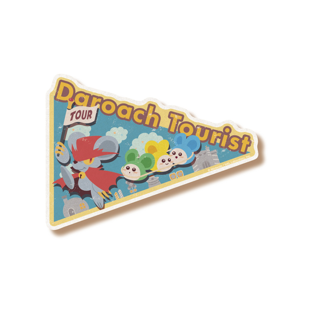 トラベルステッカー ①ドロッチェツーリスト/星のカービィ プププトレイン