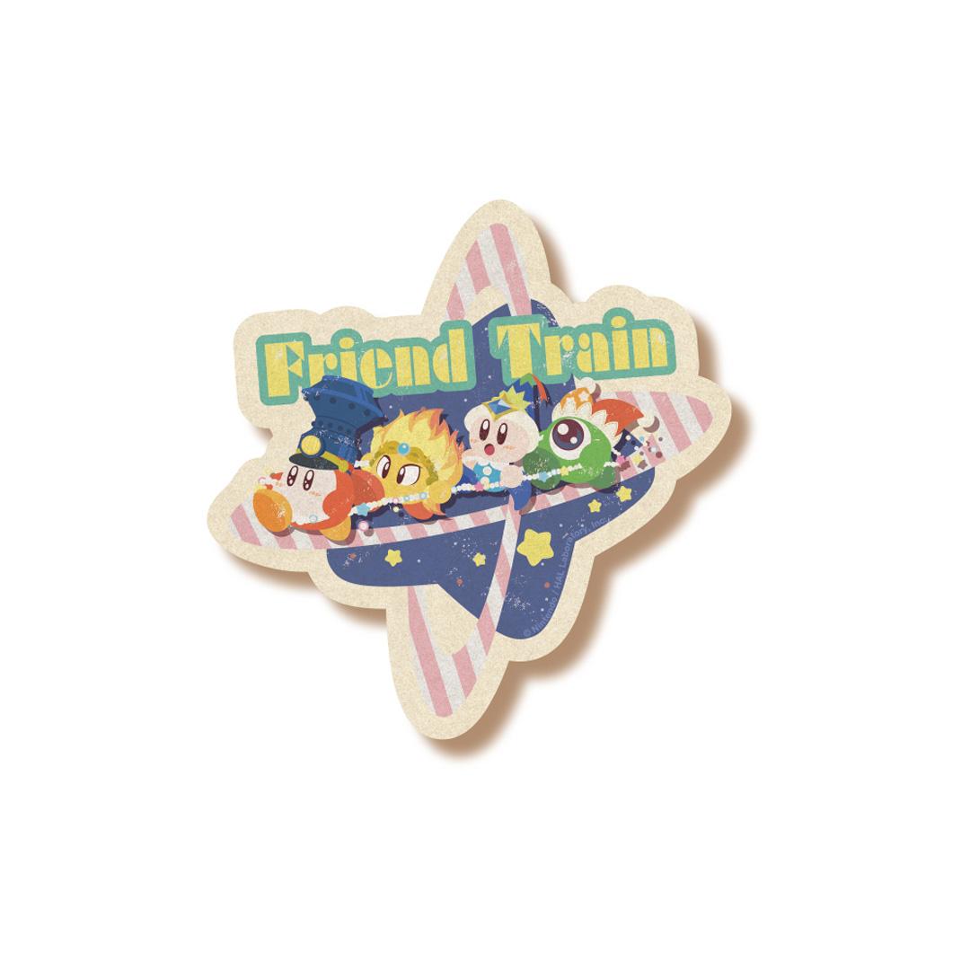 トラベルステッカー ③フレンズれっしゃ/星のカービィ プププトレイン