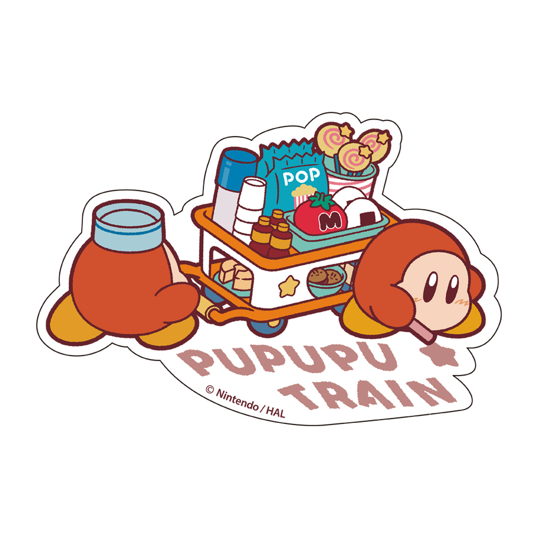 アクリルバッジ ワゴンワド/星のカービィ プププトレイン