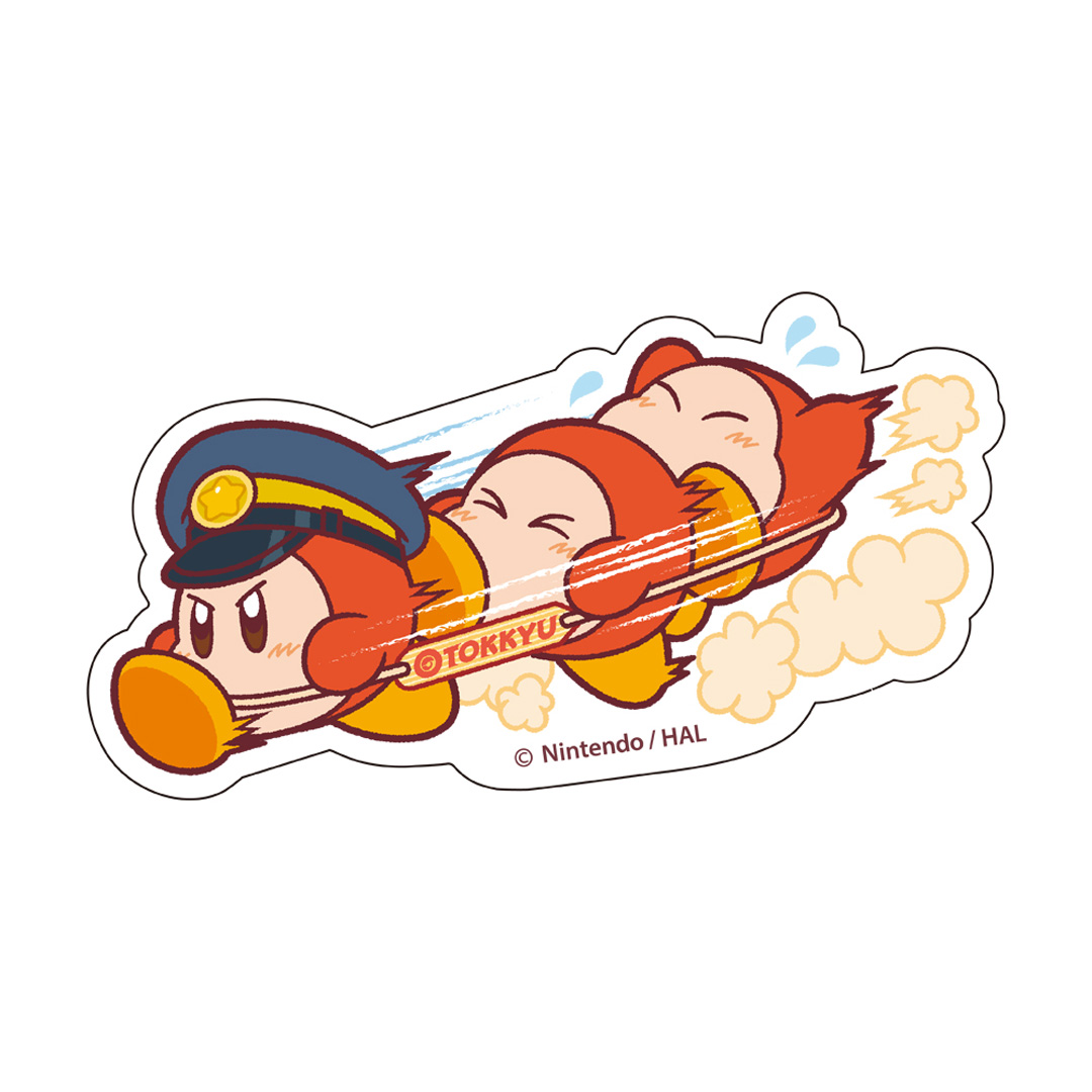 アクリルバッジ とっきゅうれっしゃ/星のカービィ プププトレイン