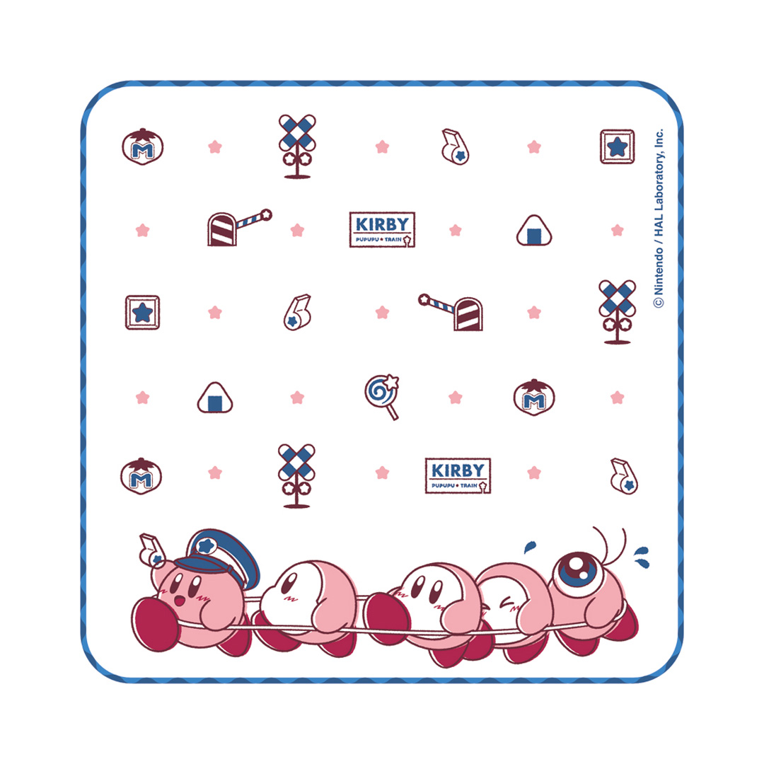 ガーゼハンカチーフ でんしゃごっこ/星のカービィ プププトレイン