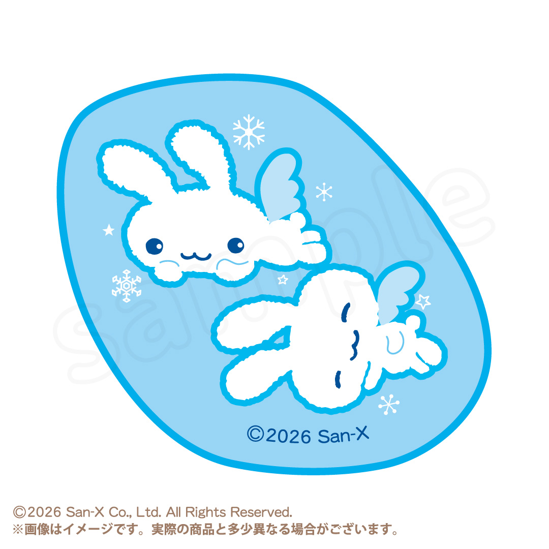 ツインラビットエンジェル ダイカットミニタオル