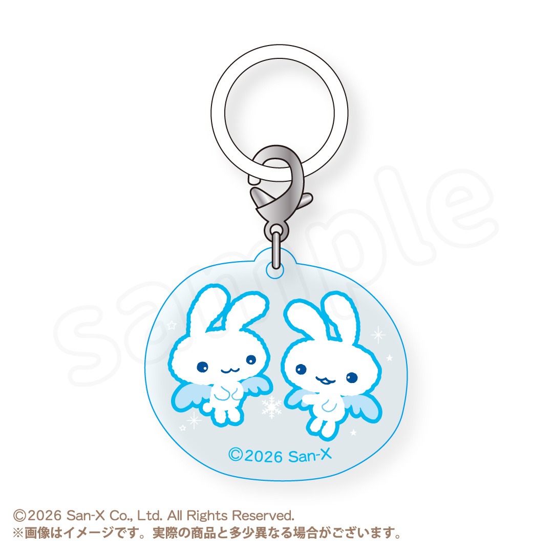 ツインラビットエンジェル アクリルミニチャーム