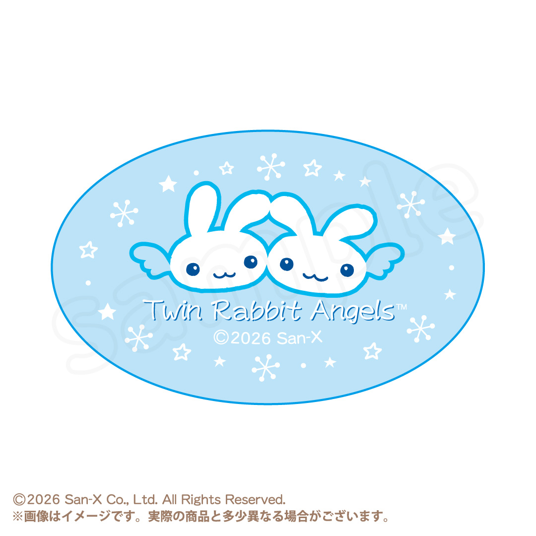 ツインラビットエンジェル ダイカットステッカーA