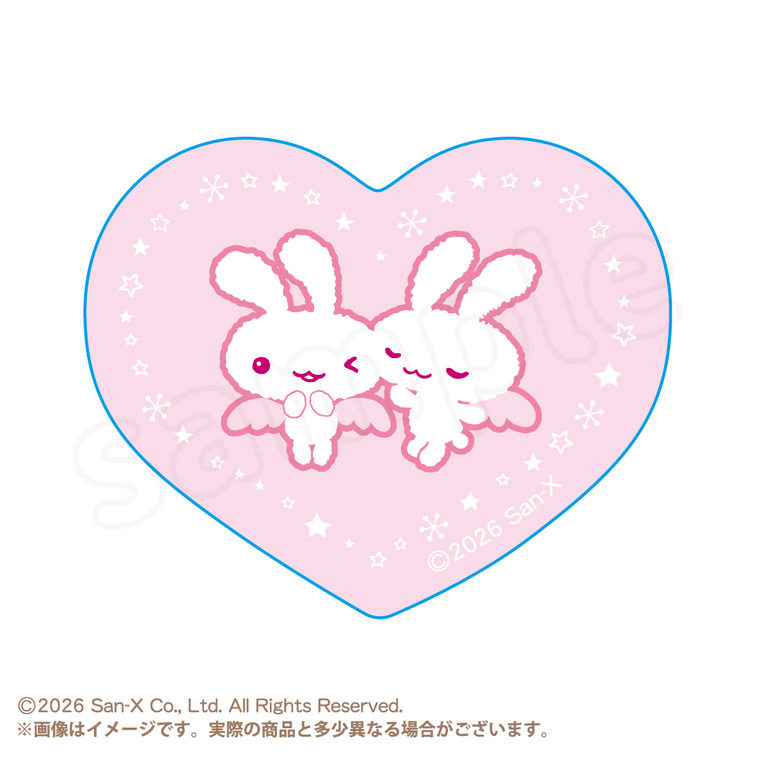 ツインラビットエンジェル ダイカットステッカーB