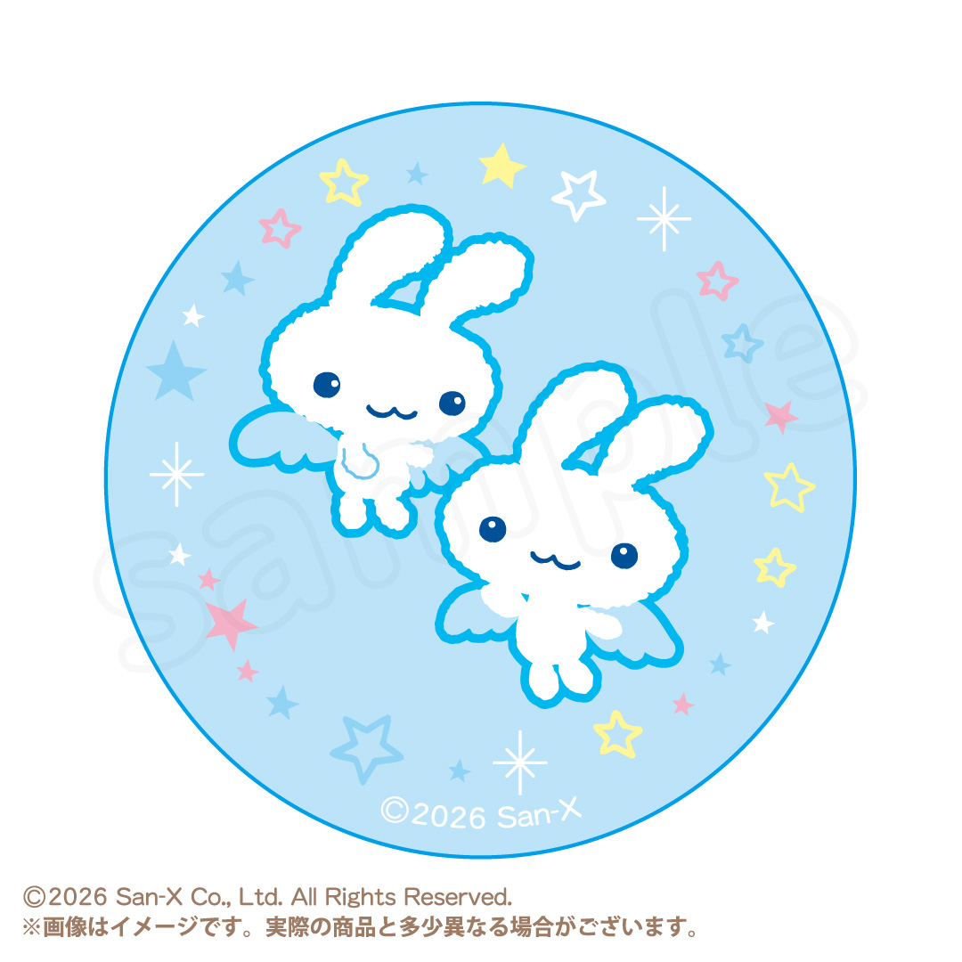 ツインラビットエンジェル ダイカットステッカーC